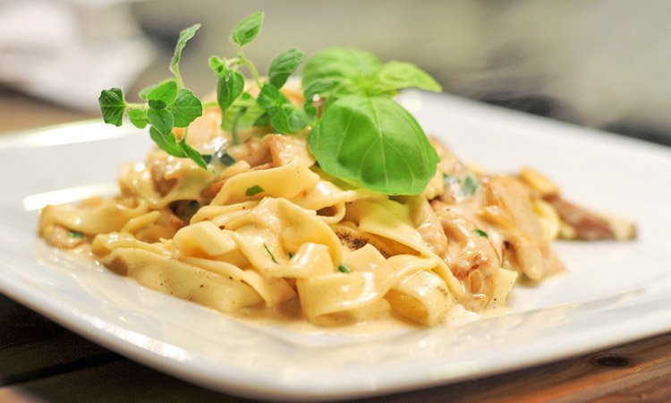 California buttered pasta